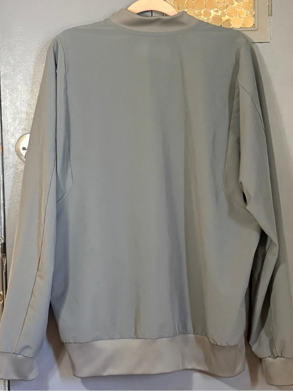 adidas Sand & Surf Soccer Club Track Jacket Gray Full Zip GP Large